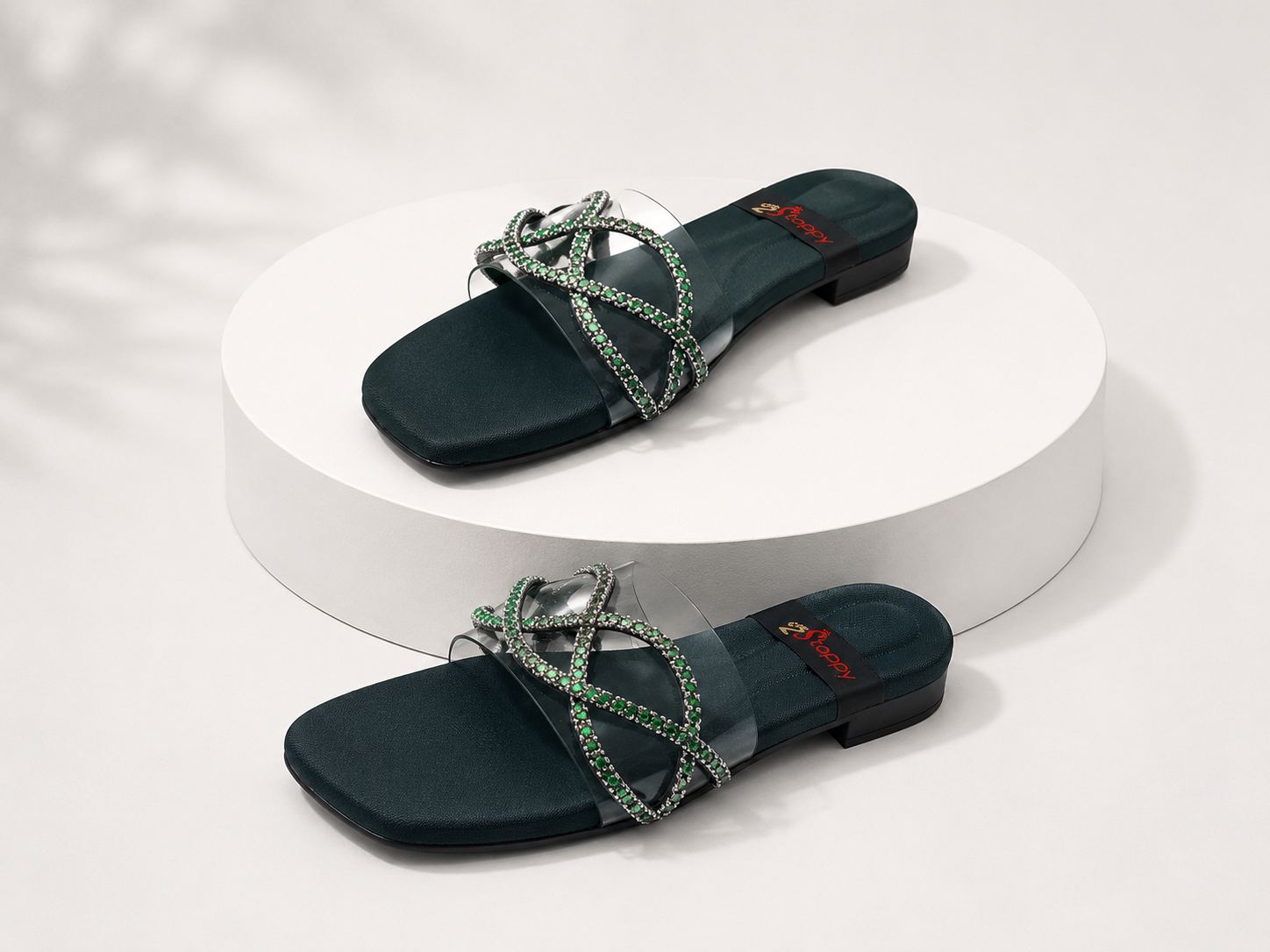 Transparent Strap Ladies Flats - Image 4