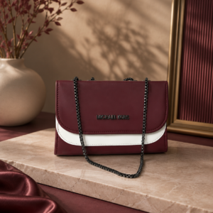 Burgundy Elegance Crossbody Bag
