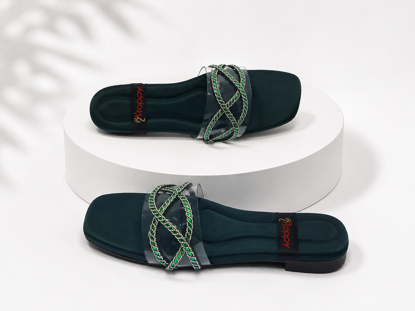 Transparent Strap Ladies Flats - Image 3