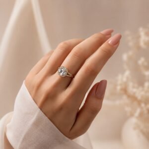 Royal Crystal Statement Ring
