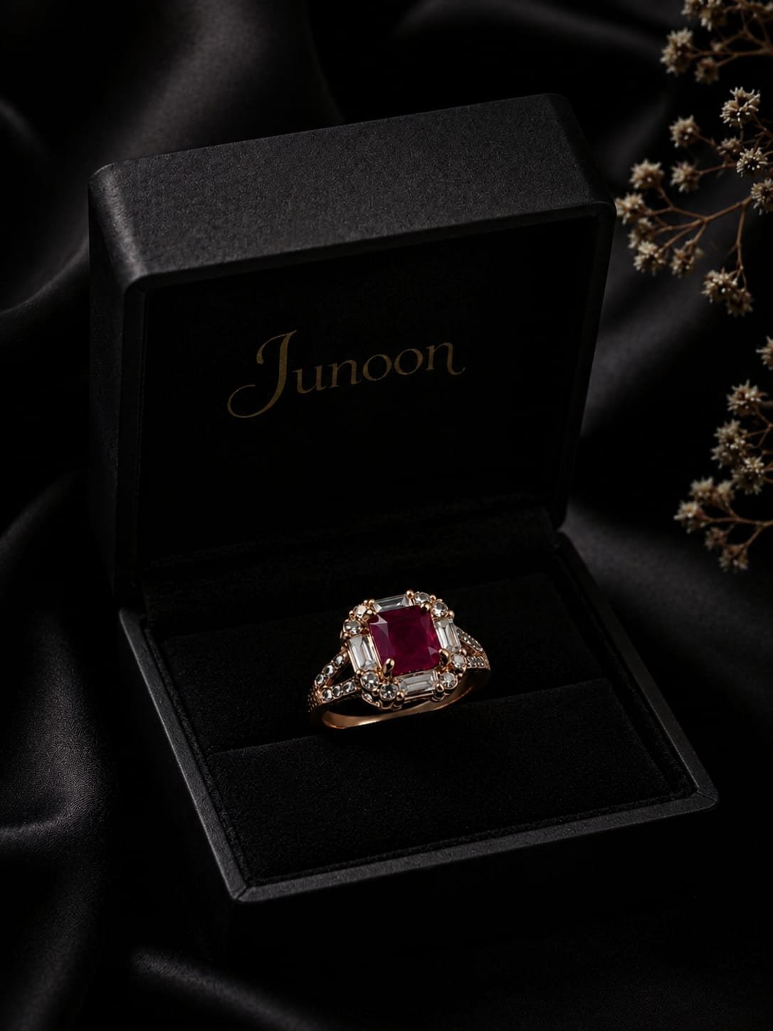 Royal Ruby Statement Ring - Image 4