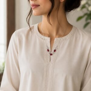 Crimson Blossom Necklace